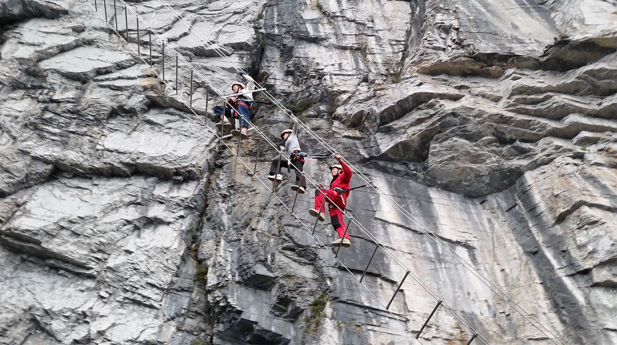 <i>Courtesy Qixing Adventure via CNN Newsource</i><br/>The “Sky Ladder” on the Mount Qixing in Zhangjiajie Nature Park