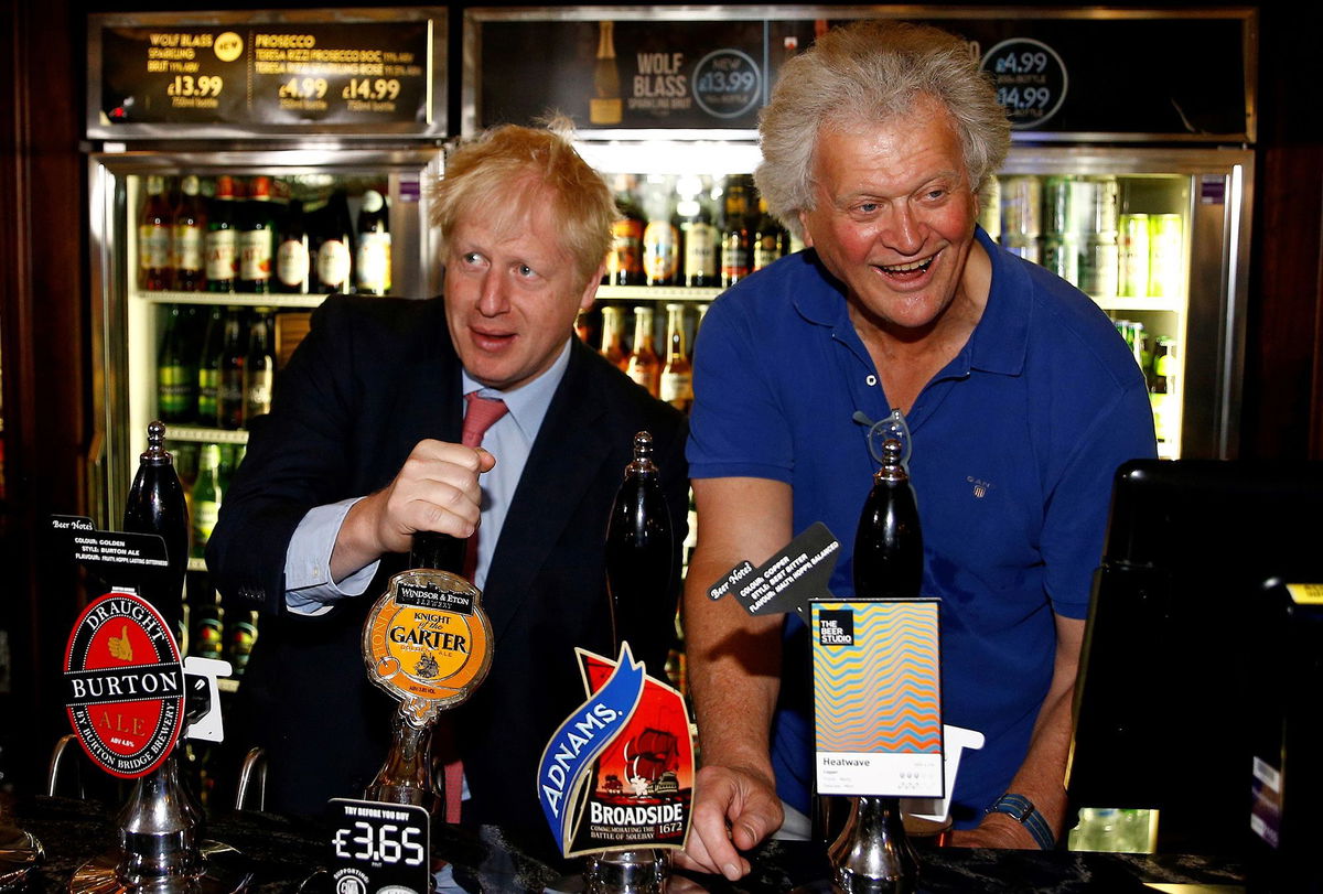 <i>Henry Nicholls/AFP/Getty Images via CNN Newsource</i><br/>Spoons-founder Tim Martin