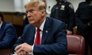 Former President Donald Trump appears at Manhattan criminal court May 16 before his trial in New York.