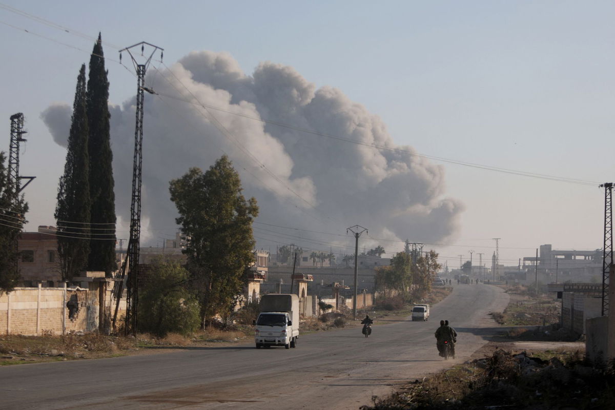 <i>Bakr Alkasem/AFP/Getty Images via CNN Newsource</i><br/>Fighters enter the Rashidin districts on the outskirts of Aleppo