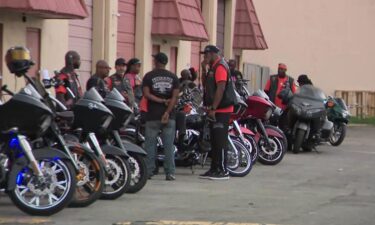 A community of motorcycle riders gathered Friday afternoon for "Bikers Against Gun Violence