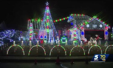 The Lights on Rockwood is an annual tradition for Abigale and Brandon Davis. On Monday