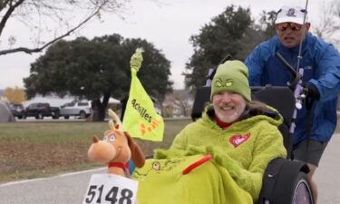 Troy is in training for the BMW Dallas Marathon. It will be his 97th marathon. His goal is to finish 100.