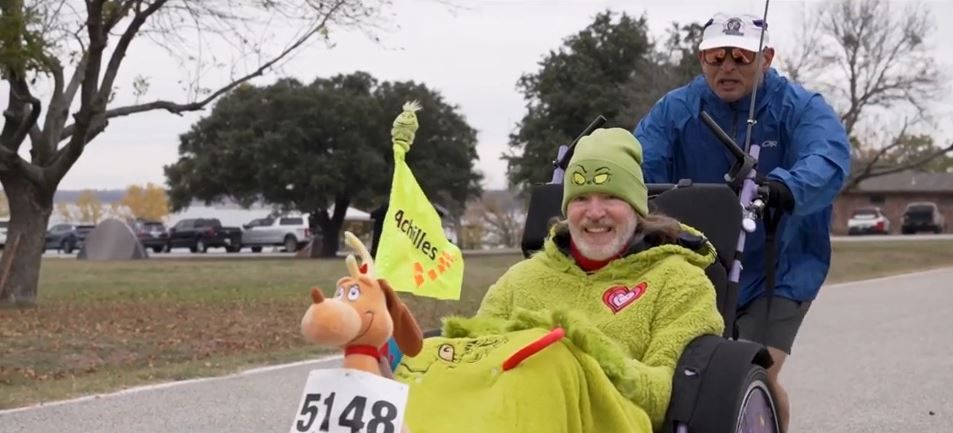 <i>KTVT via CNN Newsource</i><br/>Troy is in training for the BMW Dallas Marathon. It will be his 97th marathon. His goal is to finish 100.