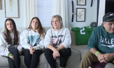 The family of longtime Philadelphia Eagles fan