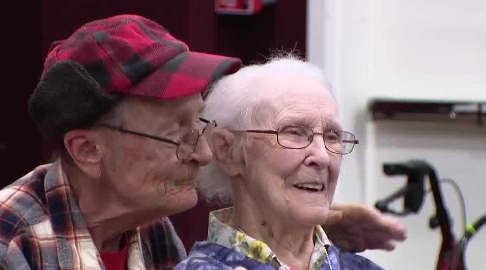 <i>KETV via CNN Newsource</i><br/>Marian Fitzwater celebrated her 100th birthday surrounded by five generations of family members.