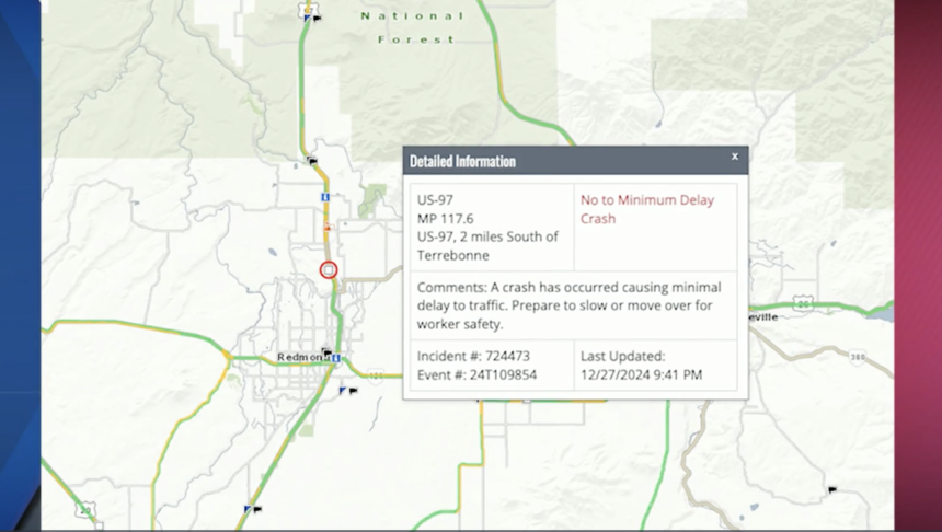 US 97 REOPENED