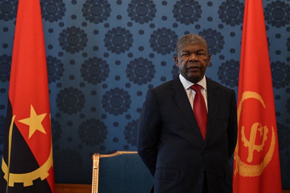 <i>Andrew Caballero-Reynolds/Pool/AFP/Getty Images via CNN Newsource</i><br/>Angolan President João Manuel Gonçalves Lourenço waits ahead of a meeting with US Secretary of State Antony Blinken in Luanda on January 25.