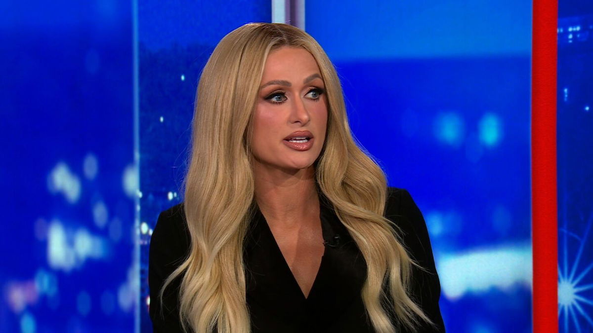 <i>CNN via CNN Newsource</i><br/>Paris Hilton on 'The Source' with CNN's Kaitlan Collins on December 16.