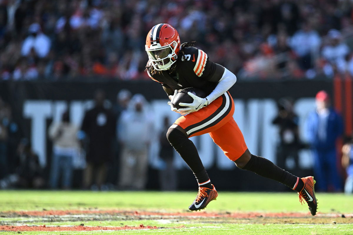 <i>Nick Cammett/Getty Images via CNN Newsource</i><br/>Jeudy has starred for the Cleveland Browns this season with over 1