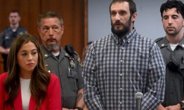 Robert Cole Parmalee appears with his public defender Kathryn Mallach for his arraignment at Rockville Superior Court on September 16