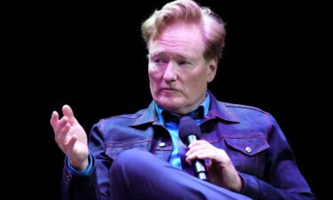 Conan O'Brien is pictured here in April.