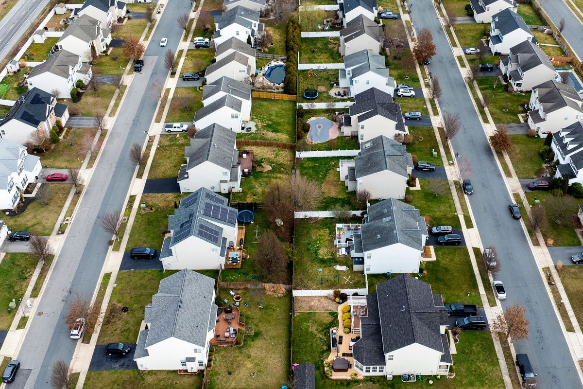 <i>Jim Watson/AFP/Getty Images via CNN Newsource</i><br/>Pictured are homes near the Chesapeake Bay in Centreville