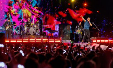 Coldplay is pictured performing in New Zealand in November.