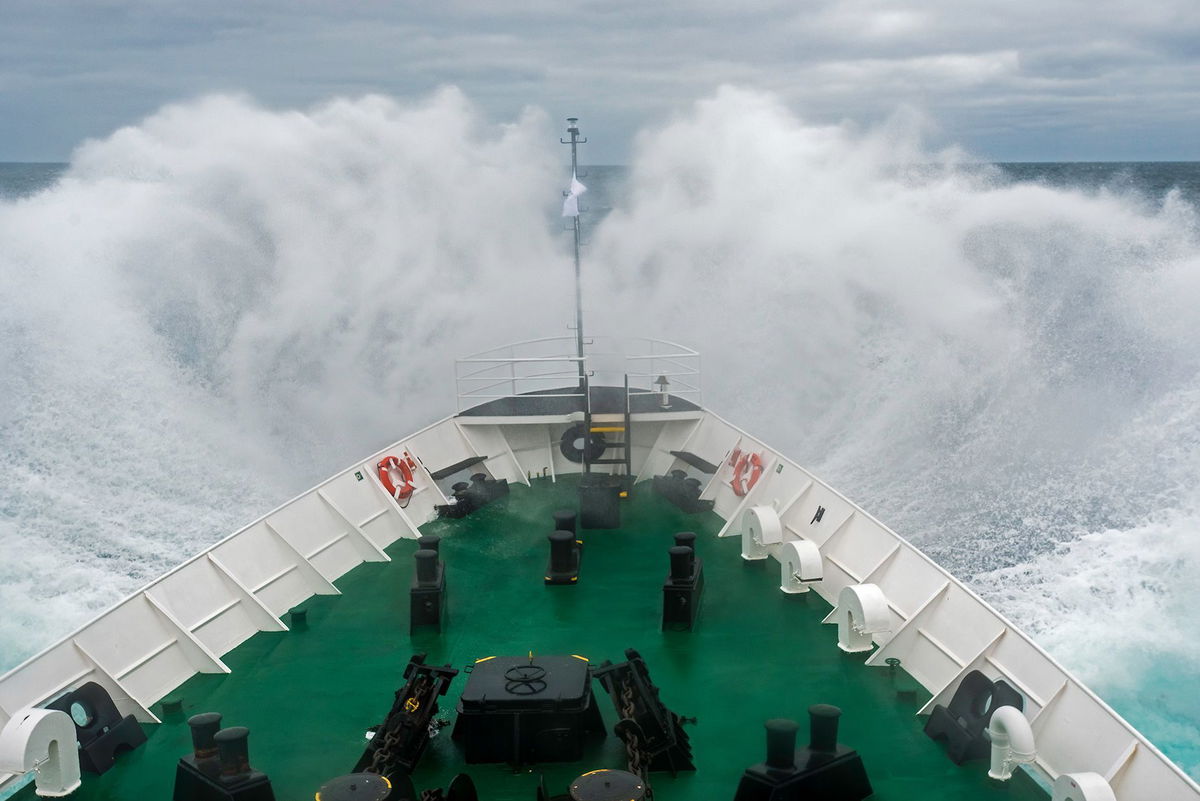 <i>Gerald  Corsi/iStockphoto/Getty Images via CNN Newsource</i><br/>The Drake Passage is feared by travelers and sailors alike.