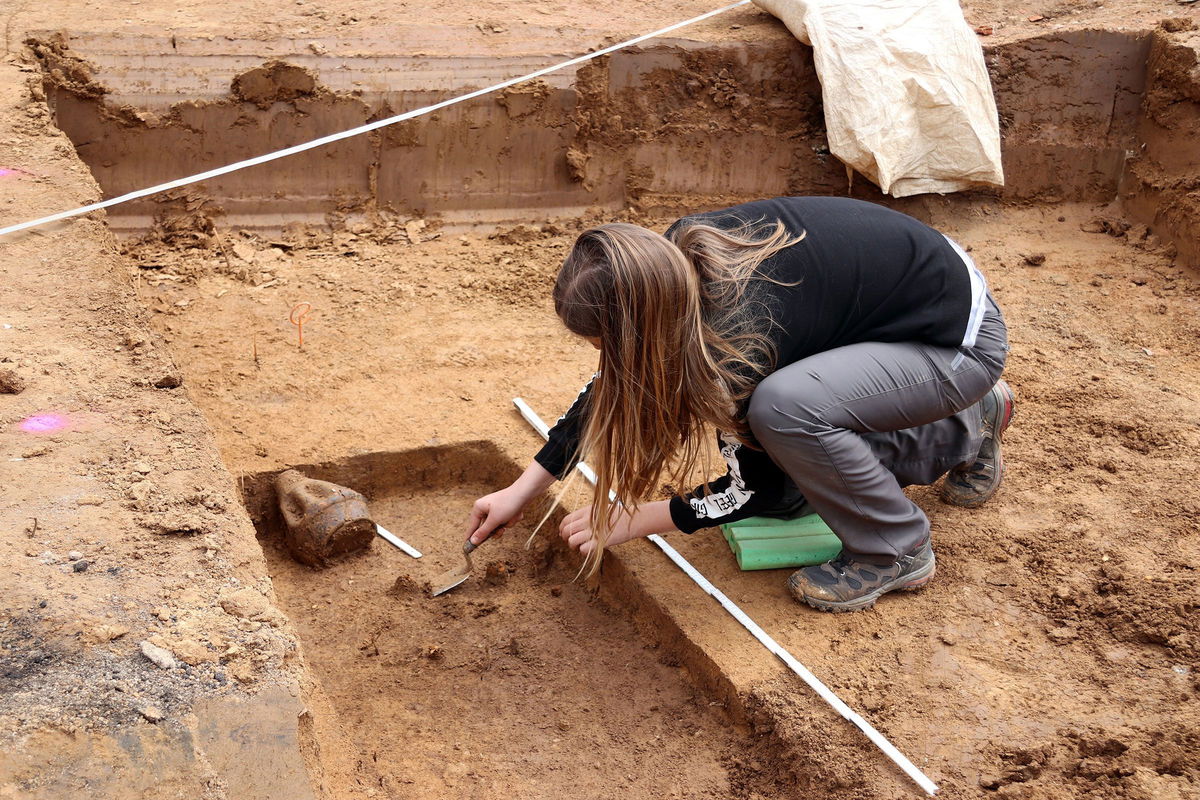 <i>Michael Obst/Denkmalamt Stadt Frankfurt am Main via CNN Newsource</i><br/>The amulet was discovered on an archaeological dig back in 2018.