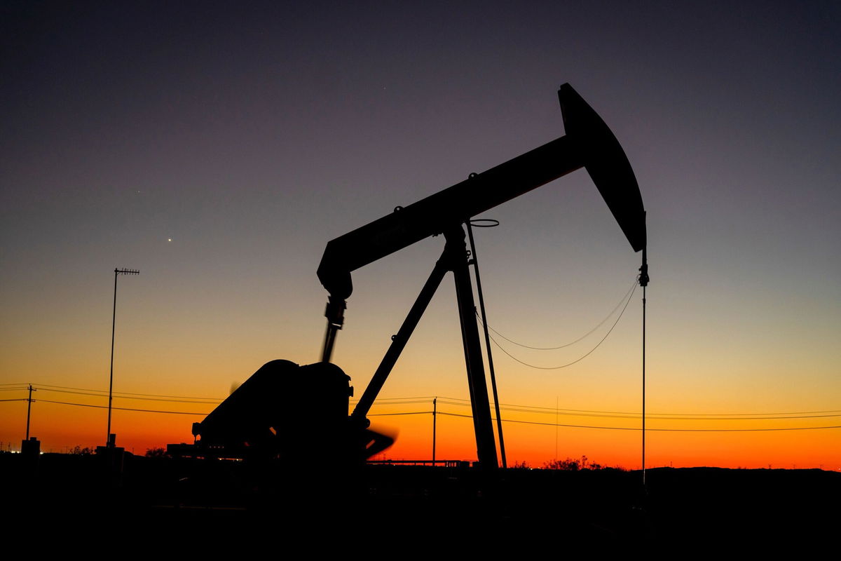 <i>Anthony Prieto/Bloomberg via Getty Images via CNN Newsource</i><br/>Pictured is a file image of a pump jack in Midland