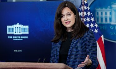 Deputy National Security Advisor for Cyber and Emerging Technology Anne Neuberger speaks during the daily press briefing at the White House on February 17