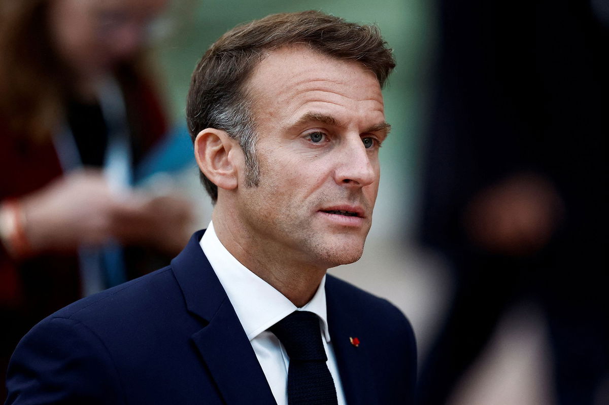 <i>Benoit Tessier/Reuters via CNN Newsource</i><br/>Macron's authority has diminished since a snap election resulted in a sharply divided National Assembly.