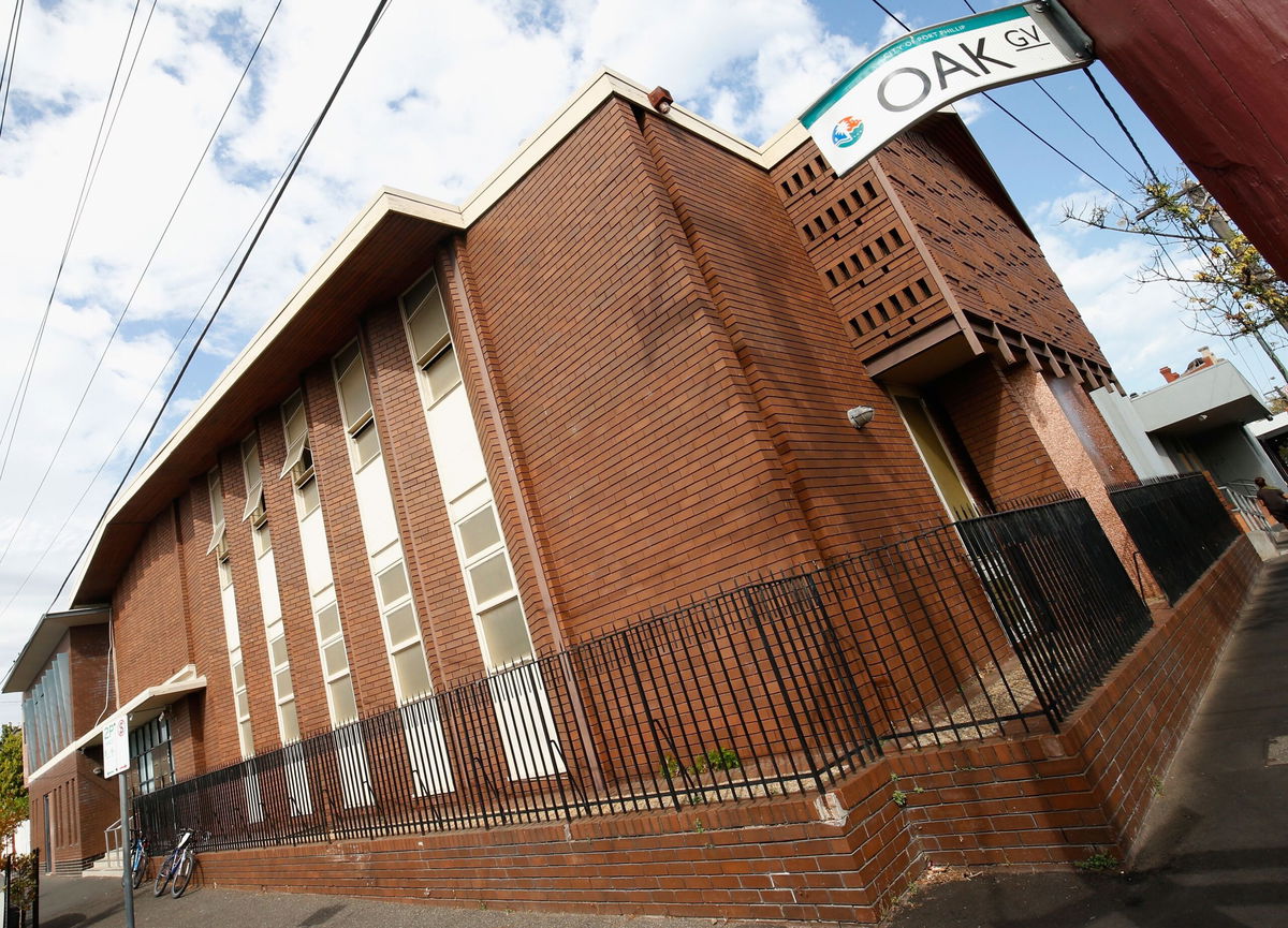 <i>Darrian Traynor/Getty Images AsiaPac/Getty Images via CNN Newsource</i><br/>The Adass Israel Synagogue in Ripponlea on April 12