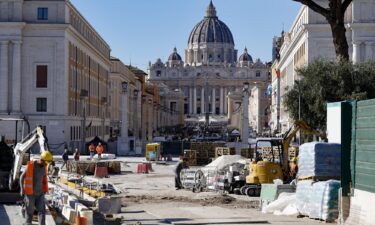 The widespread repair work has been playing havoc with Rome's road traffic.