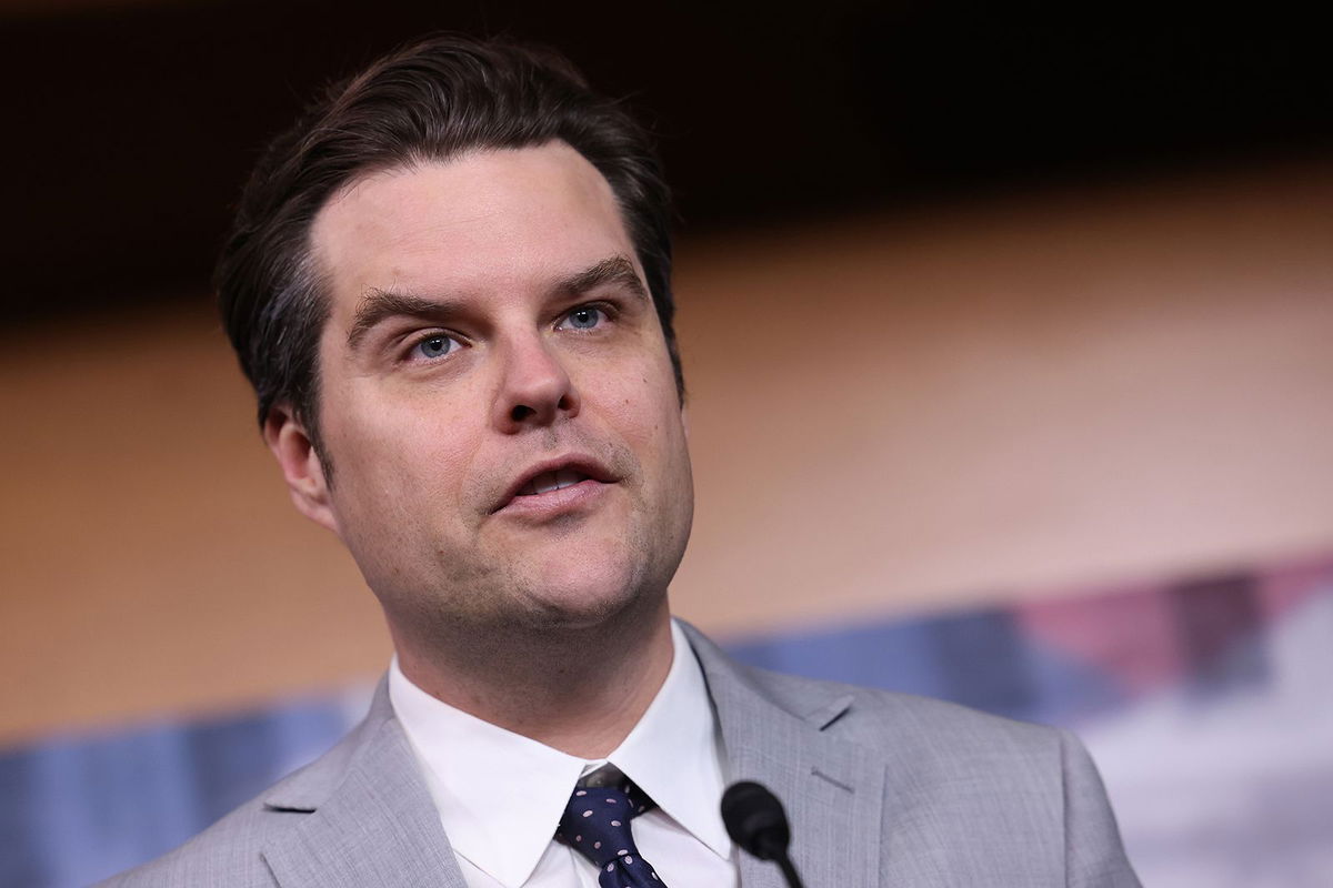 <i>Kevin Dietsch/Getty Images via CNN Newsource</i><br/>Florida GOP Rep. Matt Gaetz