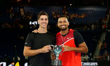 Thanasi Kokkinakis and Nick Kyrgios won the Australian Open doubles title in 2022.