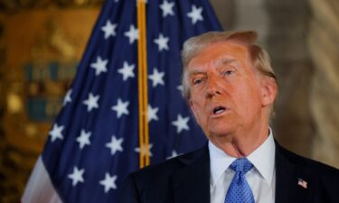 U.S. President-elect Donald Trump delivers remarks at Mar-a-Lago in Palm Beach