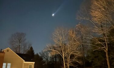 This photo provided by Brian Glenn shows lights over Bernardsville