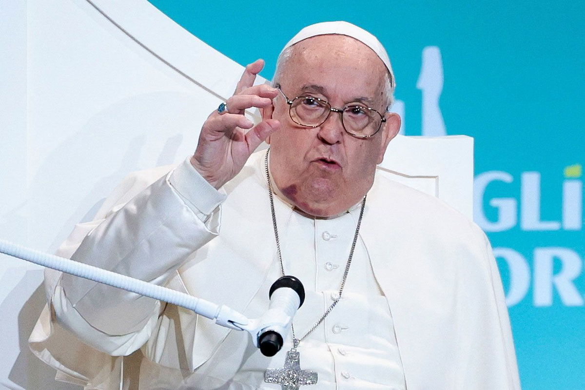 <i>Remo Casilli/Reuters via CNN Newsource</i><br/>Pope Francis in France on Sunday. His 2021 visit to Iraq was considered a high-risk trip.