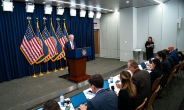 Federal Reserve Chair Jerome Powell at a news conference on November 7 in Washington