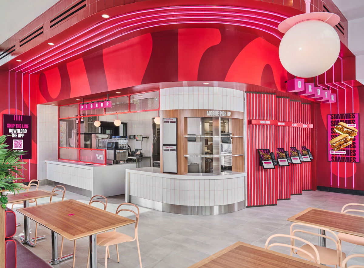 <i>Courtesy KFC via CNN Newsource</i><br/>Guests have to order at kiosks.