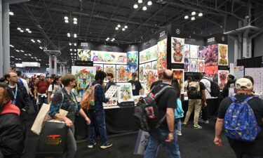 A view of the atmosphere during New York Comic Con 2024 at the Jacob K. Javits Convention Center is seen here on October 17.