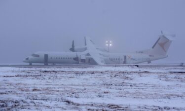 Canadian transportation authorities are investigating an incident in which Air Canada Express flight suffered an issue with its landing gear after landing at Halifax Stanfield International Airport on Saturday night.