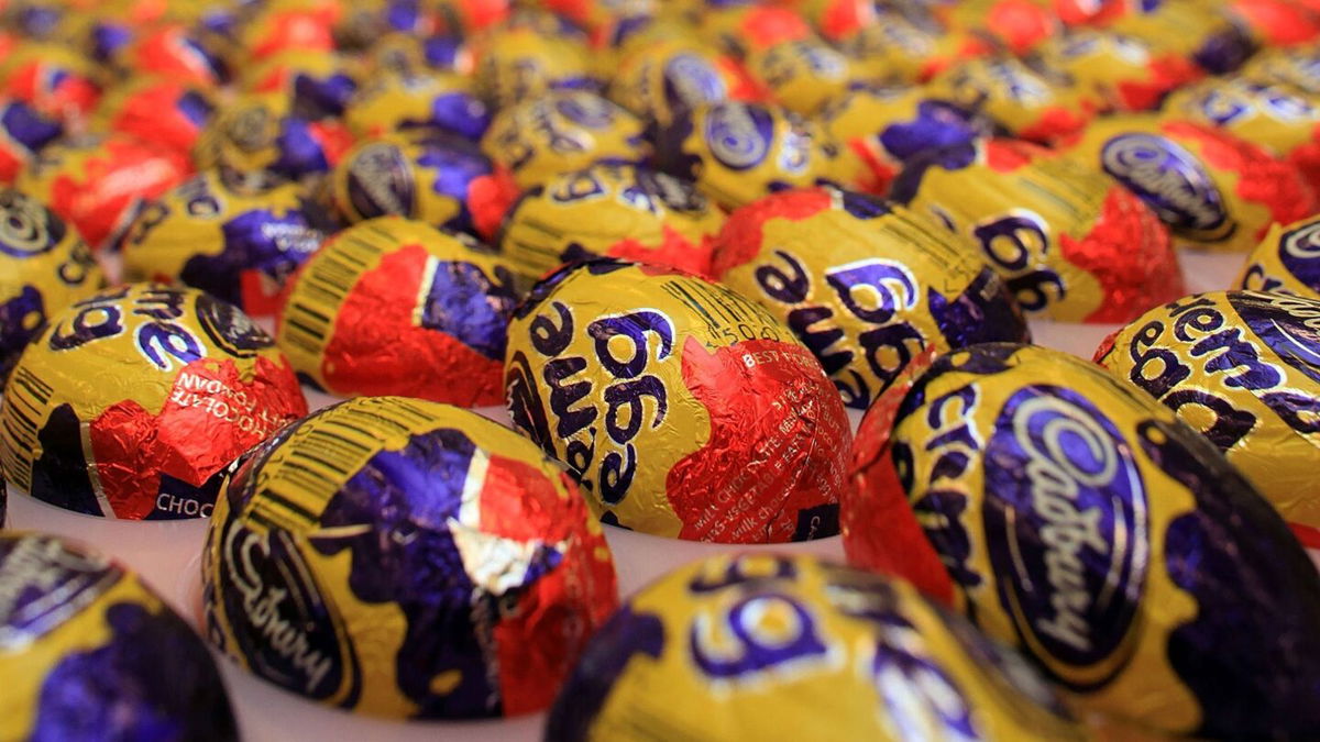 <i>Christopher Furlong/Getty Images via CNN Newsource</i><br/>Cadbury manufactures chocolate products including Creme Eggs.