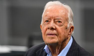 Former President Jimmy Carter is seen September 2018. World leaders have offered their condolences following the death of former US President Jimmy Carter