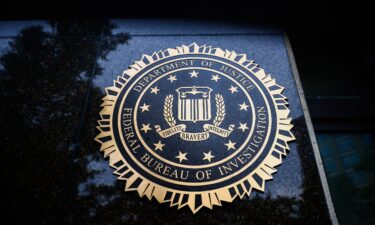 The Federal Bureau of Investigation seal is seen on J. Edgar Hoover FBI Building in Washington