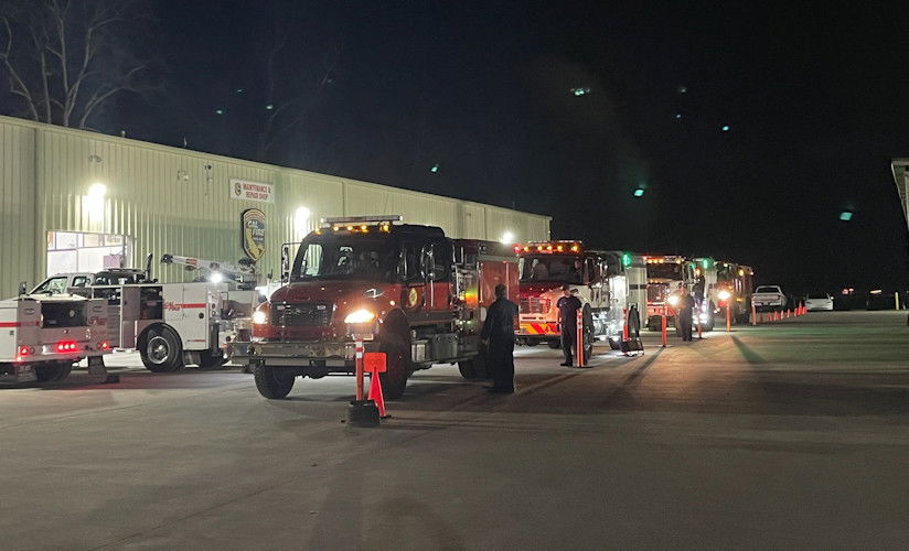 Central Oregon firefighter Strike Team arrives in Los Angeles for role in protecting communities from growing wildfires.