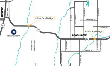 ODOT Highway 126 delays Redmond Powell Butte 1-21