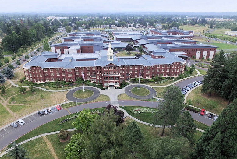 The Oregon Health Authority oversees the Oregon State Hospital in Salem.