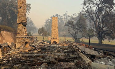 Palisades Fire Will Rogers former ranch house