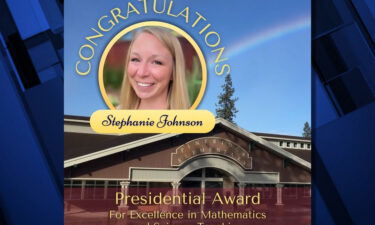 Pine Ridge Elementary teacher Stephanie Johnson Presidential Award