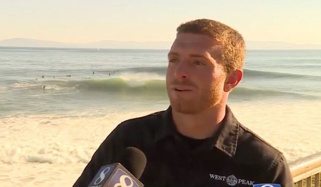 <i>KSBW via CNN Newsource</i><br/>Santa Cruz surfer Alessandro “Alo” Slebir surfed a wave just two days before Christmas that could get him the best gift a surfer could ask for: a world record for surfing the world’s largest wave.