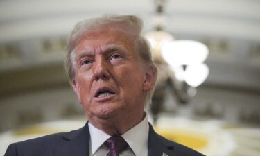 US President-elect Donald Trump speaks after a meeting with Republicans in Congress at the US Capitol building in Washington