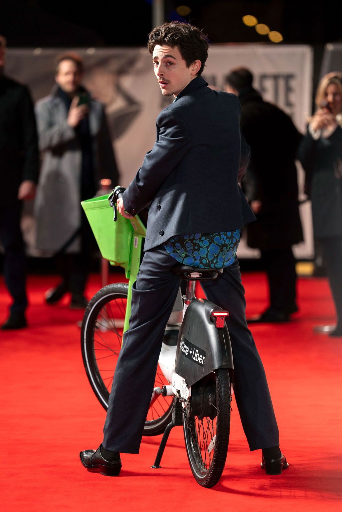 <i>Scott A Garfitt/Invision/AP via CNN Newsource</i><br/>Timothee Chalamet got a ticket for failing to properly park his rental bike.