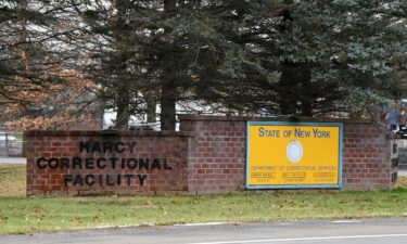 The entrance to Marcy Correctional Facility state prison is seen December 19 in Marcy