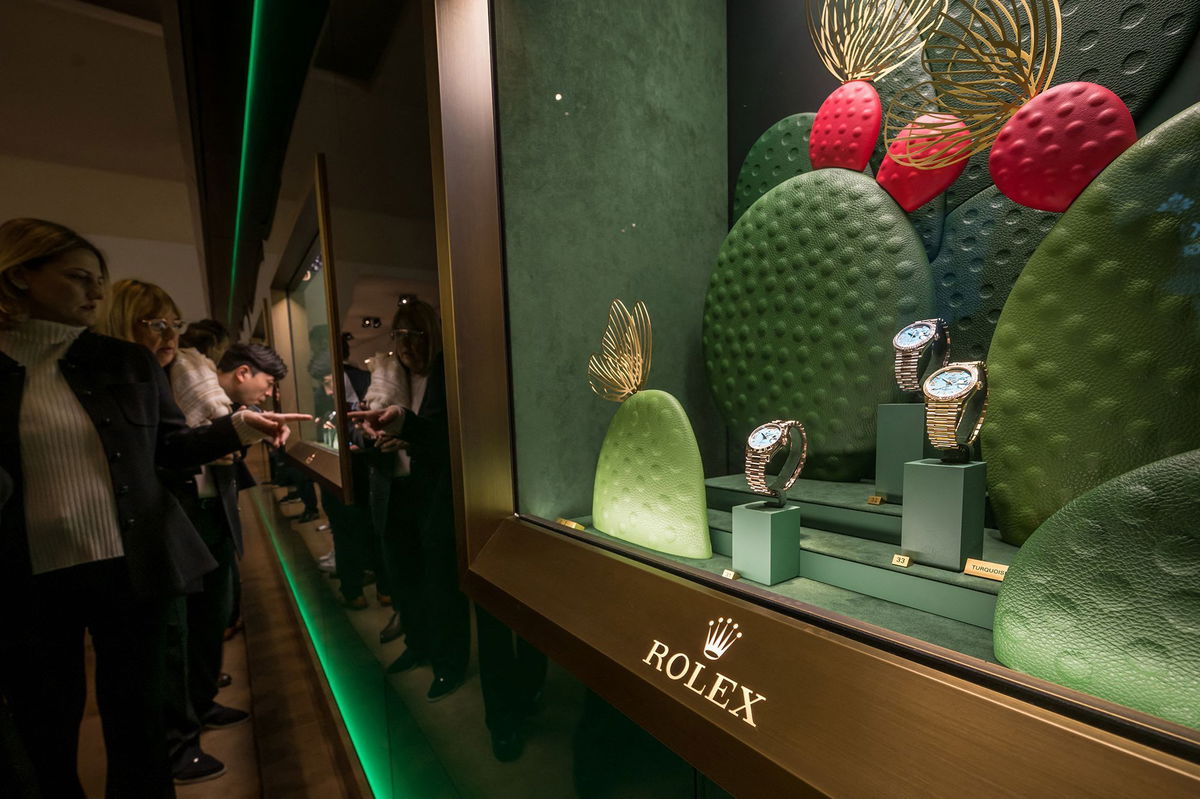 <i>Fabrice Coffrini/AFP/Getty Images via CNN Newsource</i><br/>Buying a Rolex this year is getting more expensive.