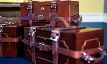 The mahogany boxes that will hold the electoral votes are on display on Capitol Hill