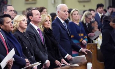 President Joe Biden and first lady Jill Biden participate in an interfaith prayer service for the victims of the deadly New Years truck attack