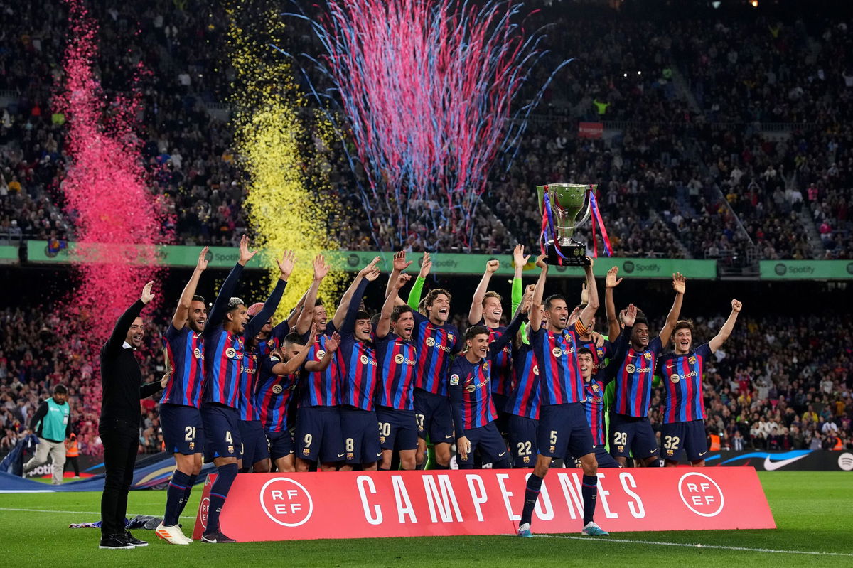 <i>Alex Caparros/Getty Images Europe/Getty Images via CNN Newsource</i><br/>After winning La Liga in the 2022-23 season